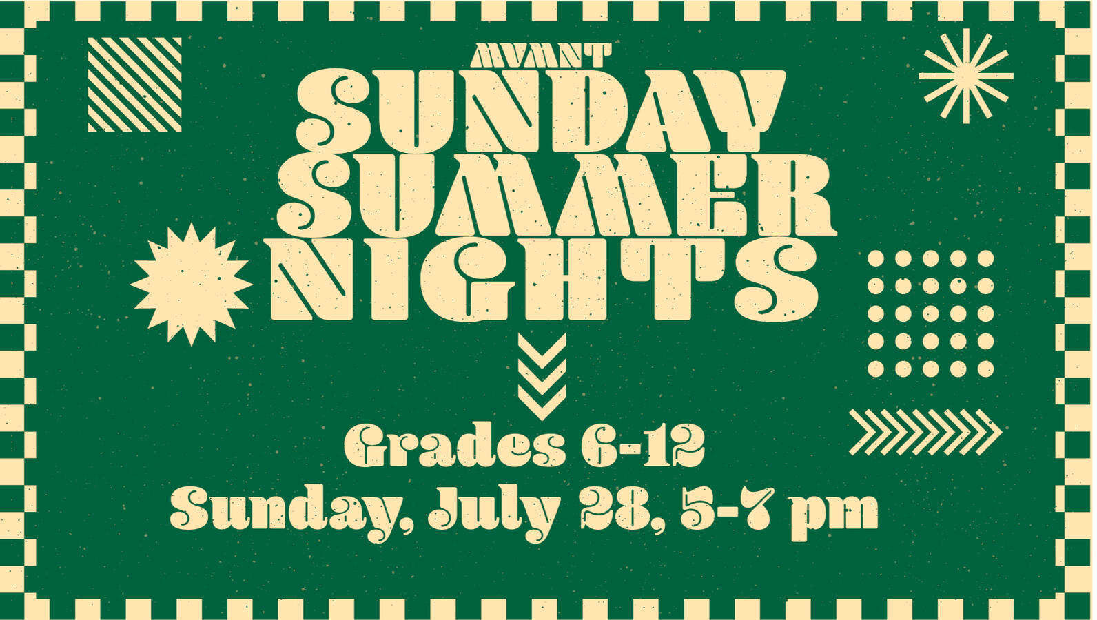 Church Summer Event Graphic